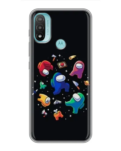 Чехол для Motorola MOTO E20 с картинкой «Among Us космос» Чехол для Motorola MOTO E20 с картинкой «Among Us космос»