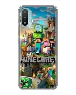 Чехол для Motorola MOTO E20 с картинкой «Замок Minecraft» Чехол для Motorola MOTO E20 с картинкой «Замок Minecraft»