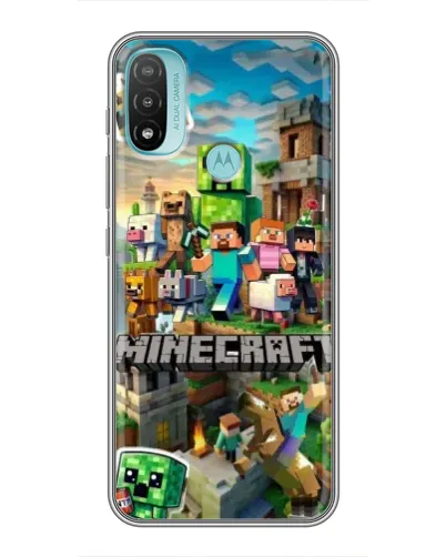 Чехол для Motorola MOTO E20 с картинкой «Замок Minecraft» Чехол для Motorola MOTO E20 с картинкой «Замок Minecraft»
