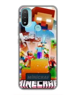 Чехол для Motorola MOTO E20 с картинкой «Minecraft герои игры» Чехол для Motorola MOTO E20 с картинкой «Minecraft герои игры»