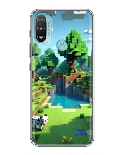 Чехол для Motorola MOTO E20 с картинкой «Minecraft летний день» Чехол для Motorola MOTO E20 с картинкой «Minecraft летний день»