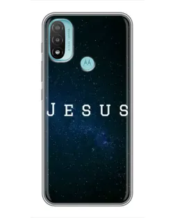 Чехол для Motorola MOTO E20 с картинкой «Звездное небо Jesus»