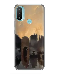 Чехол для Motorola MOTO E20 с картинкой «Дорога к вере»