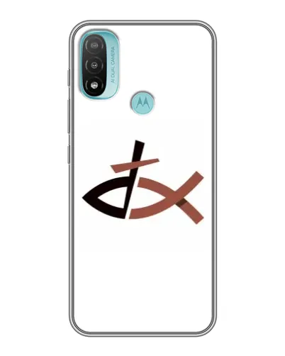 Чехол для Motorola MOTO E20 с картинкой «Рыба и крест» Чехол для Motorola MOTO E20 с картинкой «Рыба и крест»