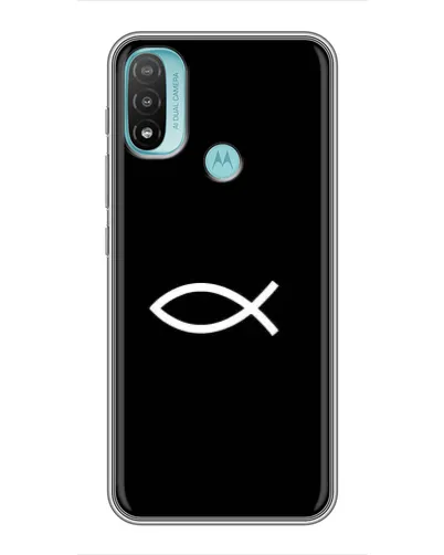 Чехол для Motorola MOTO E20 с картинкой «Символ рыбы Jesus» Чехол для Motorola MOTO E20 с картинкой «Символ рыбы Jesus»