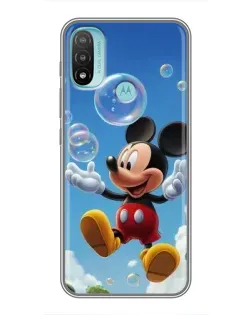 Чехол для Motorola MOTO E20 с картинкой «Mickey и мыльные пузыри» Чехол для Motorola MOTO E20 с картинкой «Mickey и мыльные пузыри»