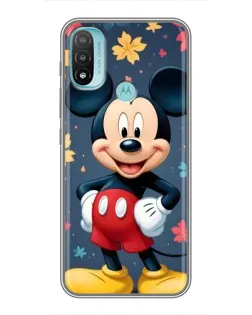 Чехол для Motorola MOTO E20 с картинкой «Осенний Mickey Mouse»