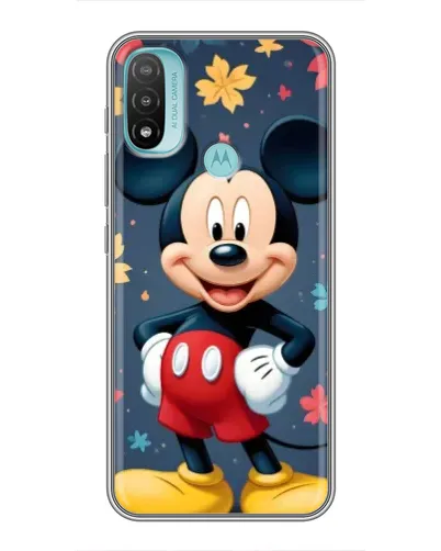 Чехол для Motorola MOTO E20 с картинкой «Осенний Mickey Mouse»