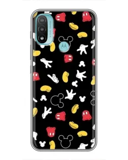 Чехол для Motorola MOTO E20 с картинкой «Графический принт лапок»