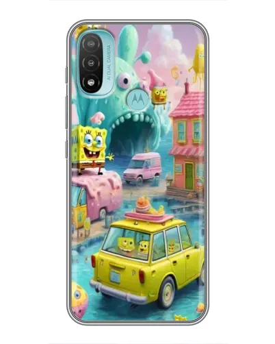 Чехол для Motorola MOTO E20 с картинкой «Монстр-трак приключения»