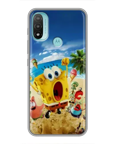 Чехол для Motorola MOTO E20 с картинкой «Развлечения на пляже»