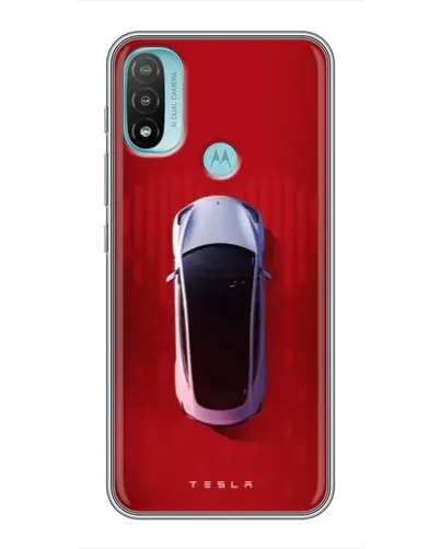 Чехол для Motorola MOTO E20 с картинкой «Tesla Top View»