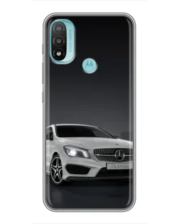 Чохол для Motorola MOTO E20 з картинкою «Mercedes AMG GT Silver»