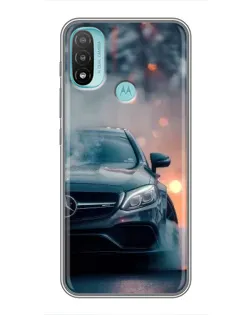 Чохол для Motorola MOTO E20 з картинкою «Mercedes — нічне місто»