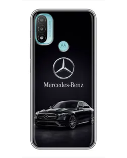 Чохол для Motorola MOTO E20 з картинкою «Mercedes — решітка радіатора»