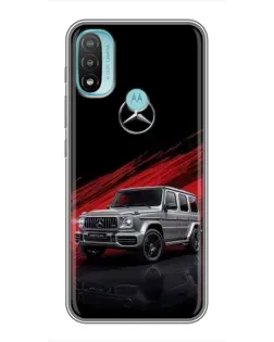 Чохол для Motorola MOTO E20 з картинкою «Mercedes G-Class червоний»