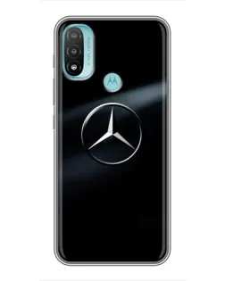 Чохол для Motorola MOTO E20 з картинкою «Mercedes на металі»