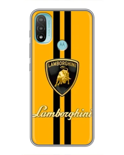 Чехол для Motorola MOTO E20 с картинкой «Lamborghini Stripe желтый» Чехол для Motorola MOTO E20 с картинкой «Lamborghini Stripe желтый»