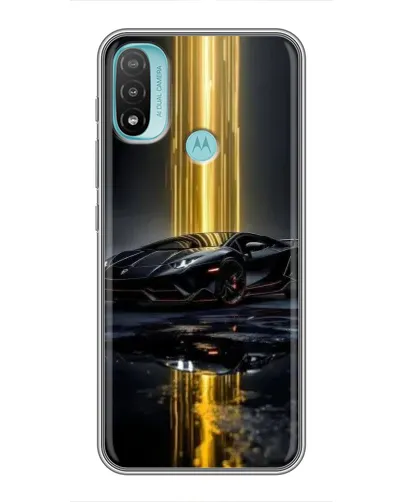 Чехол для Motorola MOTO E20 с картинкой «Ночной Lamborghini драйв» Чехол для Motorola MOTO E20 с картинкой «Ночной Lamborghini драйв»