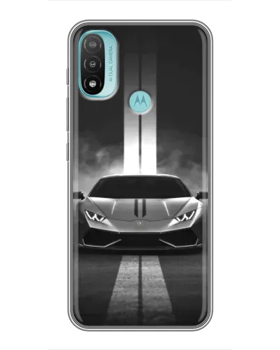 Чехол для Motorola MOTO E20 с картинкой «Lamborghini симметрия дорог» Чехол для Motorola MOTO E20 с картинкой «Lamborghini симметрия дорог»
