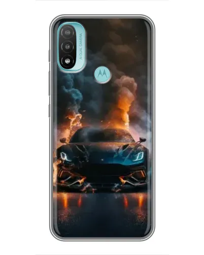 Чехол для Motorola MOTO E20 с картинкой «Lamborghini дымная эстетика» Чехол для Motorola MOTO E20 с картинкой «Lamborghini дымная эстетика»