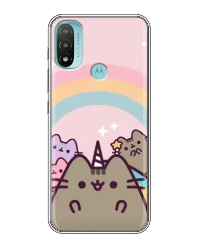 Чехол для Motorola MOTO E20 с картинкой «Единорог Pusheen» Чехол для Motorola MOTO E20 с картинкой «Единорог Pusheen»