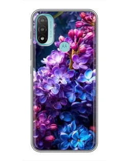 Чехол для Motorola MOTO E20 с картинкой «Сиреневый цвет»