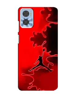 Чехол для Motorola MOTO E22 с картинкой «Jordan Red Smoke» Чехол для Motorola MOTO E22 с картинкой «Jordan Red Smoke»