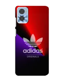 Чохол для Motorola MOTO E22 з картинкою «Adidas Red Neon»