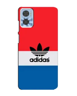 Чехол для Motorola MOTO E22 с картинкой «Ретро блоки Adidas» Чехол для Motorola MOTO E22 с картинкой «Ретро блоки Adidas»