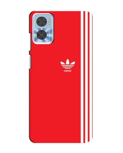 Чехол для Motorola MOTO E22 с картинкой «Красный минимализм Adidas» Чехол для Motorola MOTO E22 с картинкой «Красный минимализм Adidas»
