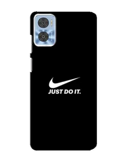 Чехол для Motorola MOTO E22 с картинкой «Минимализм от Nike» Чехол для Motorola MOTO E22 с картинкой «Минимализм от Nike»