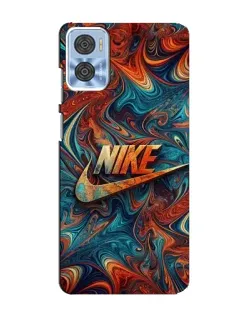 Чехол для Motorola MOTO E22 с картинкой «Nike в абстракции» Чехол для Motorola MOTO E22 с картинкой «Nike в абстракции»