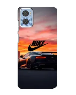 Чехол для Motorola MOTO E22 с картинкой «Nike и суперкар» Чехол для Motorola MOTO E22 с картинкой «Nike и суперкар»