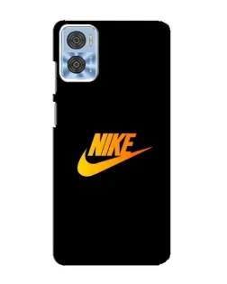 Чехол для Motorola MOTO E22 с картинкой «Золотой логотип Nike» Чехол для Motorola MOTO E22 с картинкой «Золотой логотип Nike»