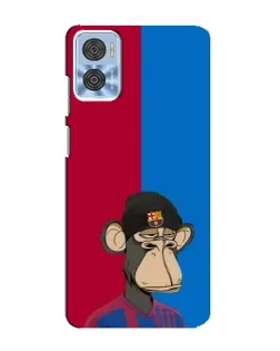 Чохол для Motorola MOTO E22 з картинкою «Bored Ape — фанат Барси» Чохол для Motorola MOTO E22 з картинкою «Bored Ape — фанат Барси»