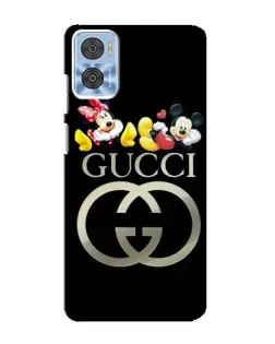 Чохол для Motorola MOTO E22 з картинкою «Gucci — герої Disney»