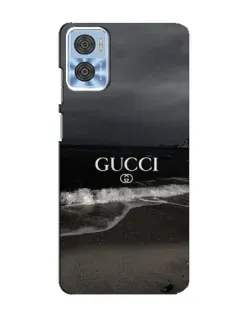 Чохол для Motorola MOTO E22 з картинкою «Gucci — морський прибій»