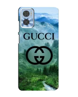 Чохол для Motorola MOTO E22 з картинкою «Gucci — гірський пейзаж»