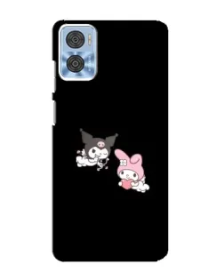 Чохол для Motorola MOTO E22 з картинкою «My Melody та Kuromi»