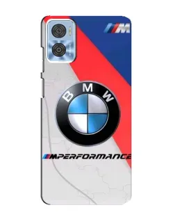 Чехол для Motorola MOTO E22 с картинкой «BMW Performance стиль»
