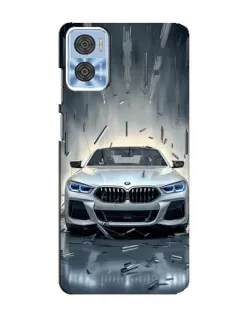 Чехол для Motorola MOTO E22 с картинкой «BMW в свете фар» Чехол для Motorola MOTO E22 с картинкой «BMW в свете фар»