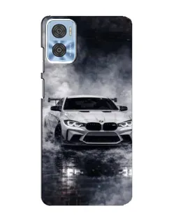 Чехол для Motorola MOTO E22 с картинкой «BMW сквозь туман» Чехол для Motorola MOTO E22 с картинкой «BMW сквозь туман»