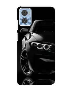 Чехол для Motorola MOTO E22 с картинкой «Черная BMW — профиль» Чехол для Motorola MOTO E22 с картинкой «Черная BMW — профиль»