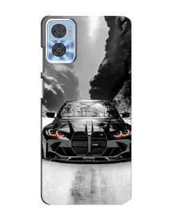 Чехол для Motorola MOTO E22 с картинкой «BMW — акварельный дрифт» Чехол для Motorola MOTO E22 с картинкой «BMW — акварельный дрифт»
