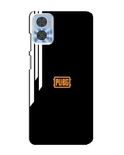 Чохол для Motorola MOTO E22 з картинкою «PUBG — вертикальні лінії»