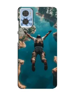 Чохол для Motorola MOTO E22 з картинкою «PUBG — вільне падіння»
