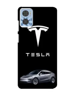 Чехол для Motorola MOTO E22 с картинкой «Tesla Model Y» Чехол для Motorola MOTO E22 с картинкой «Tesla Model Y»