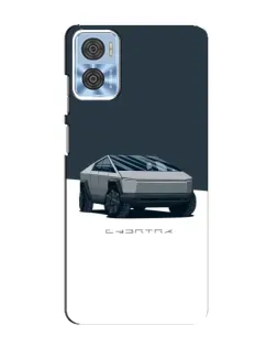 Чехол для Motorola MOTO E22 с картинкой «Серебристый Cybertruck Tesla» Чехол для Motorola MOTO E22 с картинкой «Серебристый Cybertruck Tesla»