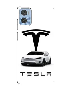 Чехол для Motorola MOTO E22 с картинкой «Tesla White Style» Чехол для Motorola MOTO E22 с картинкой «Tesla White Style»